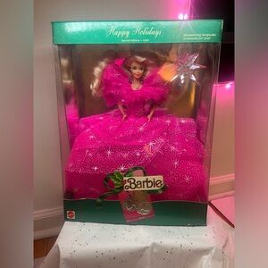 Happy Holidays Special Edition Barbie Doll 1990 Mattel Collection Vintage